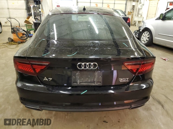 2016 Audi A7 3.0 Prestige with VIN WAU2GAFC9GN100605, listed as a Copart auction lot 41296924 with 50,504 mi miles. Bid and sale history available at carsss.com. Image 6.