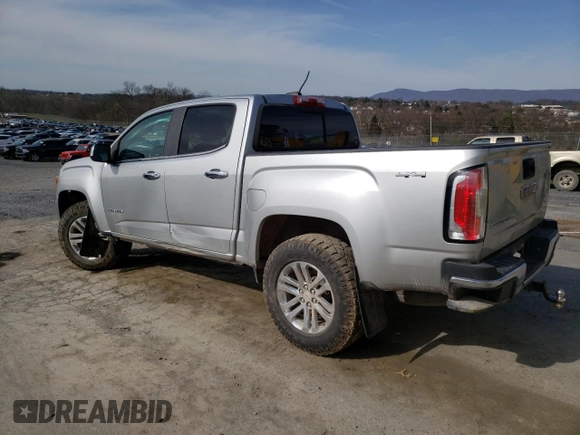 2017 GMC Canyon 4WD SLT with VIN 1GTP6DE13H1176973, listed as a Copart auction lot 46206954 with 99,050 mi miles and Salvage Title. Bid and sale history available at carsss.com. Image 2.