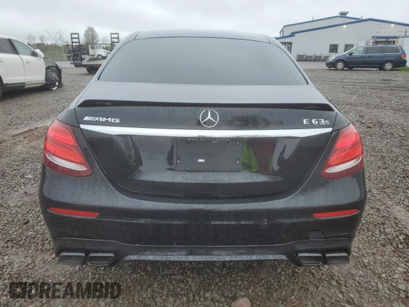 2019 Mercedes-Benz E 63 S AMG with VIN WDDZF8KB9KA507467, listed as a Copart auction lot 56385015 with 58,603 mi miles and Salvage Title. Bid and sale history available at DreamBid. Image 6.