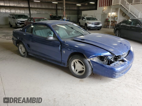 1996 Ford Mustang with VIN 1FALP4048TF150951, listed as a Copart auction lot 59298985 with 83,053 mi miles and Salvage title. Bid and sale history available at DreamBid. Image 4.