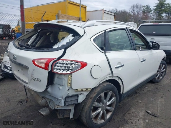 2015 Infiniti QX50 Journey with VIN JN1BJ0HR0FM771619, listed as a IAAI auction lot 41966205 with 1 mi miles. Bid and sale history available at carsss.com. Image 4.