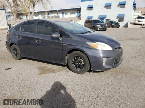 2013 Toyota Prius One with VIN JTDKN3DU1D5659951, listed as a Copart auction lot 49708025 with 125,471 mi miles and Salvage Title. Bid and sale history available at carsss.com. Image 4.