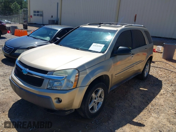 2005 Chevrolet Equinox LT with VIN 2CNDL63F656088963, listed as a IAAI auction lot 41820506 with 1 mi miles. Bid and sale history available at carsss.com. Image 2.