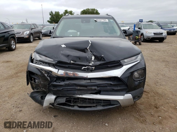 2022 Chevrolet TrailBlazer LT with VIN KL79MPSL2NB083869, listed as a Copart auction lot 66337784 with 42,888 mi miles and Salvage Title. Bid and sale history available at DreamBid. Image 5.