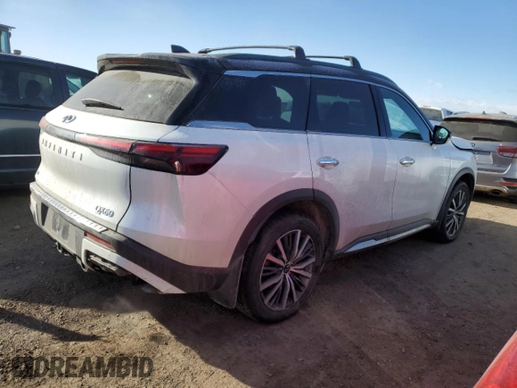 2024 Infiniti QX60 Autograph with VIN 5N1DL1HU7RC333485, listed as a Copart auction lot 83618274 with 12,714 mi miles and Salvage title. Bid and sale history available at DreamBid. Image 3.