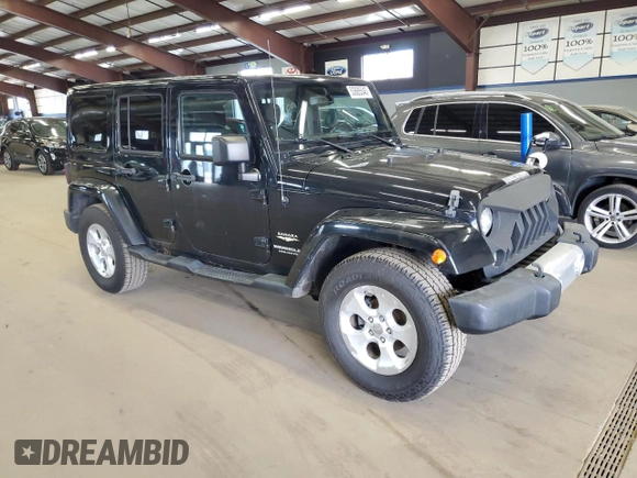 2015 Jeep Wrangler Unlimited Sahara with VIN 1C4BJWEG3FL614305, listed as a Copart auction lot 53685545 with 152,295 mi miles and Clean Title. Bid and sale history available at carsss.com. Image 4.