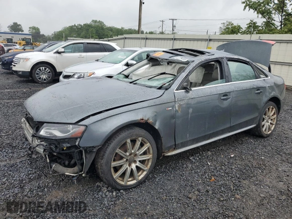 2012 Audi A4 Premium Plus с VIN WAUHFAFL7CN014829, выставлен на аукционе Copart как лот 57754855 с пробегом Не указан миль и Списание • Salvage title. История ставок и продаж доступна на DreamBid. Изображение 1.