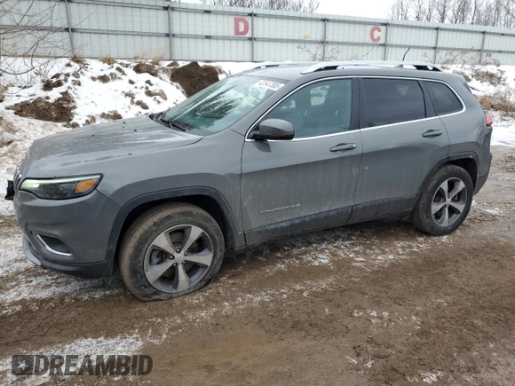 2020 Jeep Cherokee Limited with VIN 1C4PJMDN4LD564756, listed as a Copart auction lot 42547385 with 44,470 mi miles and Non repairable. Bid and sale history available at DreamBid. Image 1.