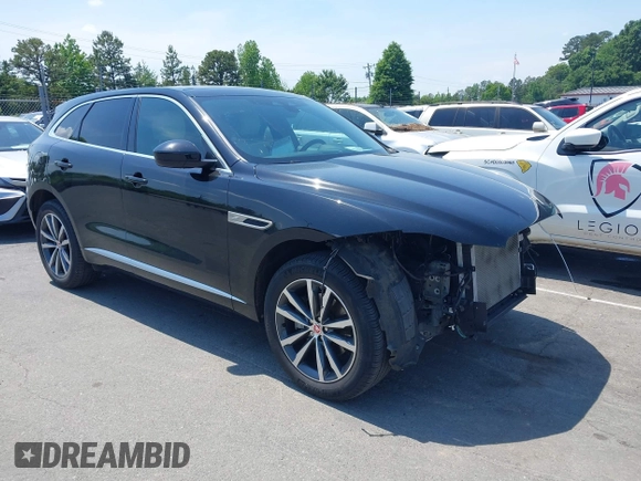 2022 Jaguar F-Pace S with VIN SADCJ2EXXNA689739, listed as a IAAI auction lot 42161093 with 48,510 mi miles and . Bid and sale history available at DreamBid. Image 1.