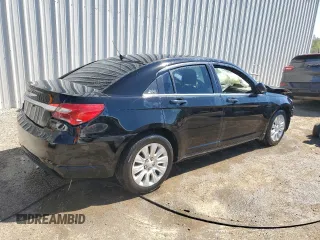 2013 Chrysler 200 LX with VIN 1C3CCBABXDN647633, listed as a Copart auction lot 49556104 with 180,212 mi miles and Salvage Title. Bid and sale history available at carsss.com. Image 3.