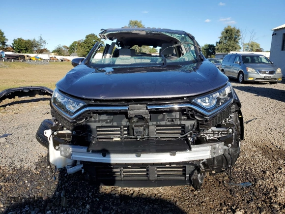 2020 Honda CR-V EX with VIN 2HKRW2H50LH695895, listed as a Copart auction lot 75026474 with 0 mi miles and Salvage Title. Bid and sale history available at carsss.com. Image 5.