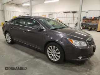 2013 Buick LaCrosse Leather with VIN 1G4GC5E36DF329936, listed as a Copart auction lot 49346715 with 105,713 mi miles and Salvage Title. Bid and sale history available at carsss.com. Image 4.