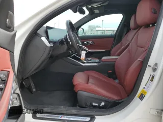 2023 BMW 3 Series 330e with VIN 3MW39FF00P8C93893, listed as a Copart auction lot 46110105 with 40,381 mi miles and Salvage Title. Bid and sale history available at carsss.com. Image 7.