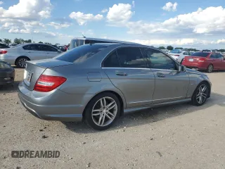 2012 Mercedes-Benz C 250 Sport with VIN WDDGF4HB9CR191921, listed as a Copart auction lot 56283185 with 111,665 mi miles and Clean Title. Bid and sale history available at DreamBid. Image 3.