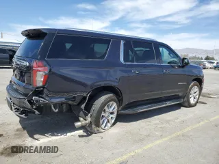 2023 Chevrolet Suburban Premier with VIN 1GNSCFKD3PR476310, listed as a Copart auction lot 53097665 with 38,392 mi miles and Salvage title. Bid and sale history available at DreamBid. Image 3.