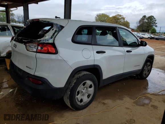 2014 Jeep Cherokee Sport with VIN 1C4PJMAB9EW303088, listed as a Copart auction lot 50987825 with 0 mi miles and Salvage Title. Bid and sale history available at carsss.com. Image 3.