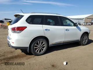 2016 Nissan Pathfinder Platinum with VIN 5N1AR2MM5GC620124, listed as a Copart auction lot 56744205 with 125,493 mi miles and Salvage title. Bid and sale history available at DreamBid. Image 3.