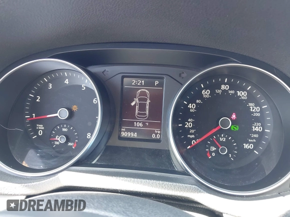 2016 Volkswagen Passat S with VIN 1VWAT7A30GC021756, listed as a IAAI auction lot 42676420 with 90,994 mi miles and . Bid and sale history available at DreamBid. Image 7.