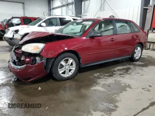 2004 Chevrolet Malibu Maxx LS with VIN 1G1ZT64854F206024, listed as a Copart auction lot 87281344 with 184,880 mi miles and Salvage Title. Bid and sale history available at carsss.com. Image 1.