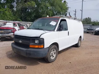 2007 Chevrolet Express Cargo with VIN 1GCFG15X671161636, listed as a IAAI auction lot 42462136 with 157,486 mi miles and . Bid and sale history available at DreamBid. Image 2.