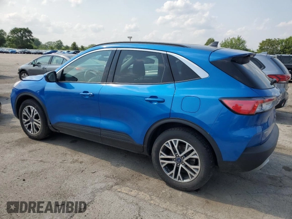 2021 Ford Escape SEL with VIN 1FMCU9H63MUA70536, listed as a Copart auction lot 59967975 with 79,389 mi miles and Salvage title. Bid and sale history available at DreamBid. Image 2.