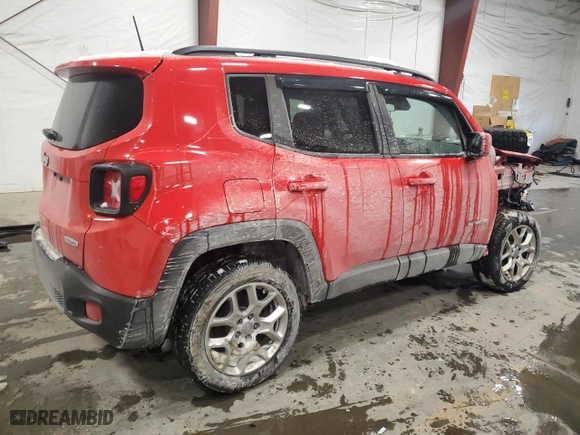 2018 Jeep Renegade Latitude with VIN ZACCJBBB6JPH01514, listed as a Copart auction lot 44517065 with NaN miles and Salvage Title. Bid and sale history available at carsss.com. Image 3.