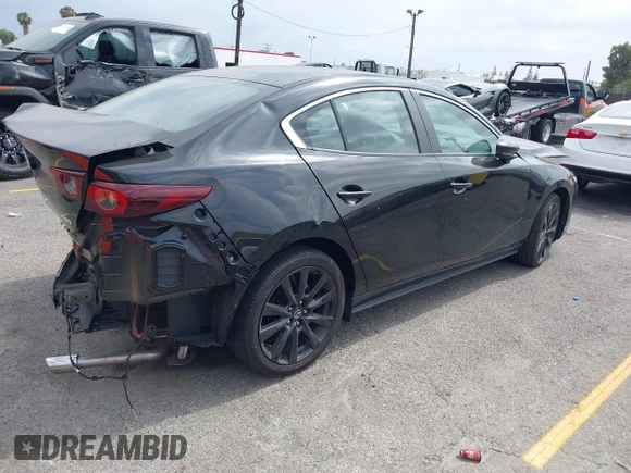 2024 Mazda 3 S Select Sport with VIN 3MZBPABM4RM406719, listed as a IAAI auction lot 42379863 with 3,396 mi miles and . Bid and sale history available at DreamBid. Image 4.