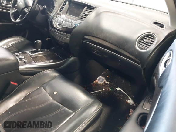 2013 Infiniti JX35 with VIN 5N1AL0MM1DC331291, listed as a IAAI auction lot 42218682 with 218,366 mi miles and . Bid and sale history available at DreamBid. Image 5.