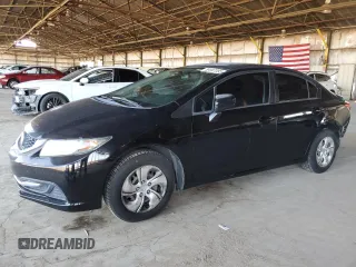 2014 Honda Civic LX z VIN 19XFB2F5XEE043309, wystawiony jako Copart lot #59997095 z przebiegiem 123 480 mil mil oraz Szkoda całkowita • Salvage title. Historia ofert i sprzedaży dostępna na DreamBid. Obrazek 1.