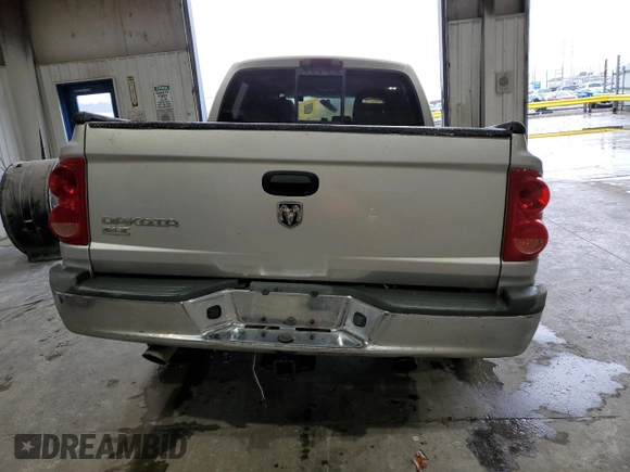 2005 Dodge Dakota SLT with VIN 1D7HE48K75S326347, listed as a Copart auction lot 80089704 with 226,165 mi miles and Salvage Title. Bid and sale history available at DreamBid. Image 6.