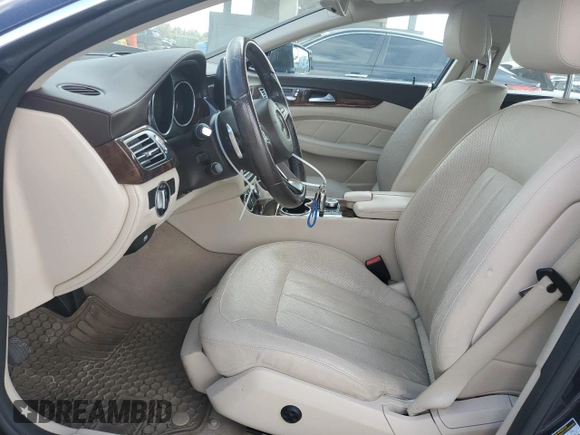 2015 Mercedes-Benz CLS 400 with VIN WDDLJ6HB8FA154029, listed as a Copart auction lot 45173395 with 63,889 mi miles and Salvage title. Bid and sale history available at DreamBid. Image 7.