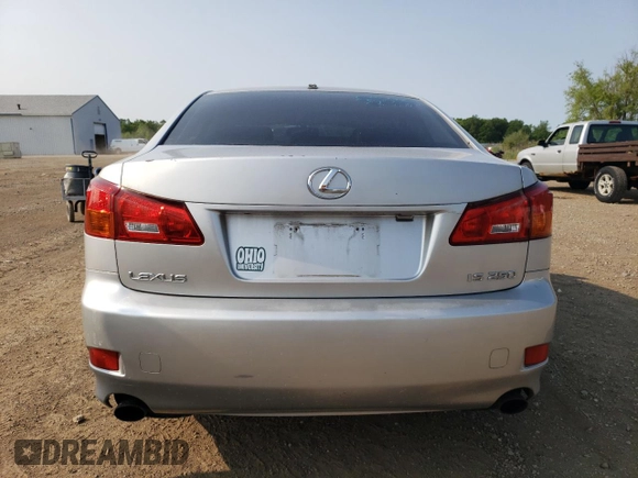 2008 Lexus IS 250 z VIN JTHCK262X85016005, wystawiony jako Copart lot #58820055 z przebiegiem 100 731 mil mil oraz Szkoda całkowita • Salvage title. Historia ofert i sprzedaży dostępna na DreamBid. Obrazek 6.