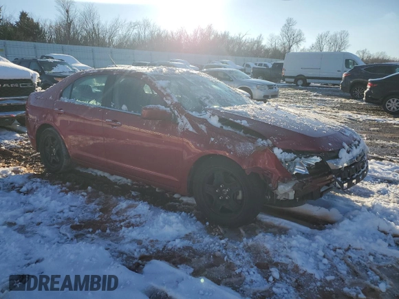 2010 Ford Fusion SE with VIN 3FAHP0HA7AR382448, listed as a Copart auction lot 87629985 with 0 mi miles and Salvage Title. Bid and sale history available at carsss.com. Image 4.