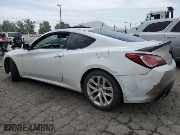 2013 Hyundai Genesis Coupe Premium with VIN KMHHT6KD5DU097848, listed as a Copart auction lot 62369675 with 166,823 mi miles and Clean title. Bid and sale history available at DreamBid. Image 2.