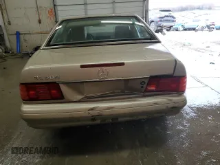 1997 Mercedes-Benz SL-Class with VIN WDBFA67F5VF147986, listed as a Copart auction lot 84255574 with 158,607 mi miles and Salvage Title. Bid and sale history available at carsss.com. Image 6.