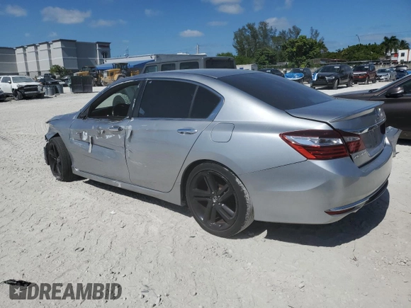 2017 Honda Accord Sedan Sport with VIN 1HGCR2F55HA068366, listed as a Copart auction lot 54706815 with 78,827 mi miles and Salvage Title. Bid and sale history available at carsss.com. Image 2.