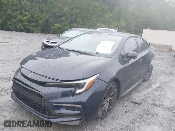 2023 Toyota Corolla SE with VIN 5YFS4MCE0PP141386, listed as a IAAI auction lot 40439078 with 25,000 mi miles and . Bid and sale history available at DreamBid. Image 17.