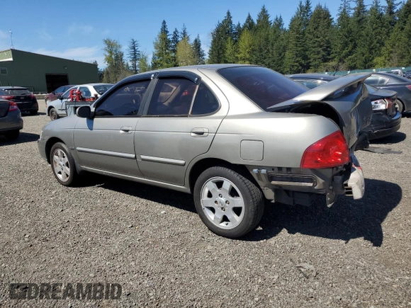2006 Nissan Sentra S with VIN 3N1CB51D76L523388, listed as a Copart auction lot 53747575 with 156,710 mi miles and Salvage Title. Bid and sale history available at DreamBid. Image 2.