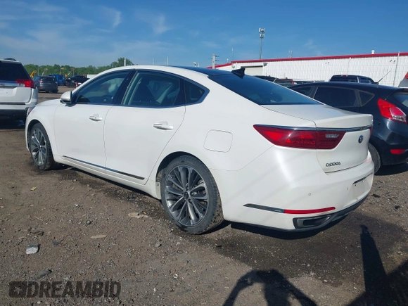 2017 Kia Cadenza Premium z VIN KNALC4J19H5091784, wystawiony jako IAAI lot #42290255 z przebiegiem 76 913 mil mil oraz . Historia ofert i sprzedaży dostępna na DreamBid. Obrazek 3.