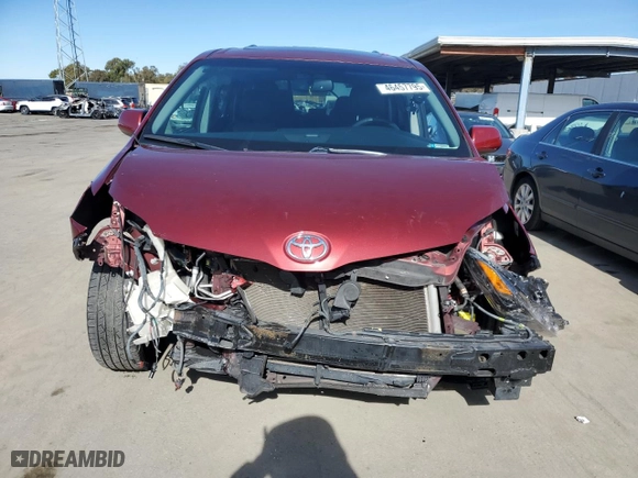 2017 Toyota Sienna SE with VIN 5TDXZ3DC0HS825667, listed as a Copart auction lot 46457795 with 153,426 mi miles and Salvage Title. Bid and sale history available at carsss.com. Image 5.