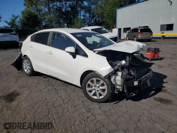 2017 Kia Rio LX with VIN KNADM4A33H6065789, listed as a Copart auction lot 66323154 with 52,184 mi miles and Salvage Title. Bid and sale history available at carsss.com. Image 4.
