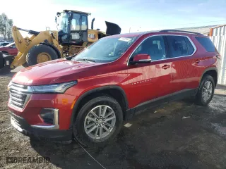 2023 Chevrolet Traverse LT Cloth with VIN 1GNEVGKW0PJ144869, listed as a Copart auction lot 50354475 with 68,893 mi miles and Clean Title. Bid and sale history available at carsss.com. Image 1.
