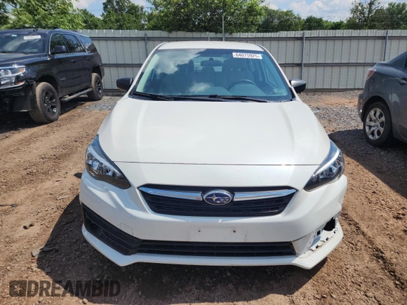 2020 Subaru Impreza with VIN 4S3GKAB67L3602929, listed as a Copart auction lot 64075925 with 21,029 mi miles and Salvage title. Bid and sale history available at DreamBid. Image 5.