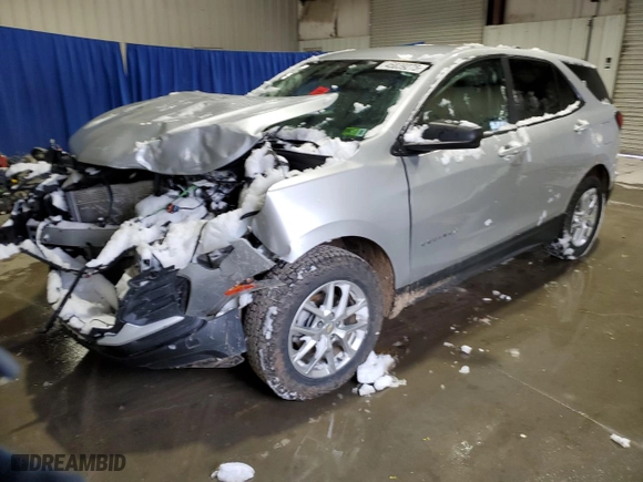 2022 Chevrolet Equinox LS with VIN 2GNAXSEV3N6150481, listed as a Copart auction lot 45839275 with 0 mi miles and Salvage Title. Bid and sale history available at carsss.com. Image 1.