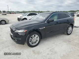 2017 Jaguar F-Pace 35t Prestige with VIN SADCK2BV3HA881296, listed as a Copart auction lot 50171405 with 54,383 mi miles and Salvage Title. Bid and sale history available at DreamBid. Image 1.