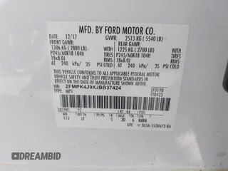 2018 Ford Edge SEL with VIN 2FMPK4J9XJBB37424, listed as a IAAI auction lot 41942774 with 89,239 mi miles. Bid and sale history available at carsss.com. Image 9.
