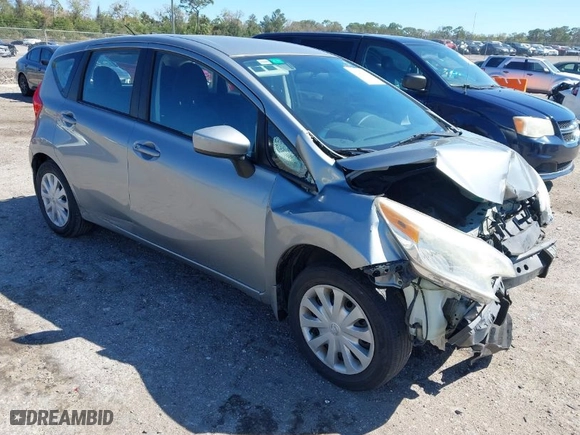 2015 Nissan Versa Note S with VIN 3N1CE2CP3FL393221, listed as a IAAI auction lot 41743098 with 119,502 mi miles. Bid and sale history available at carsss.com. Image 1.