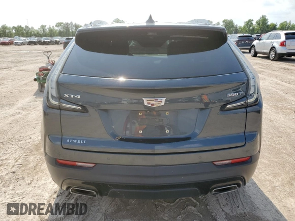 2020 Cadillac XT4 FWD Sport with VIN 1GYFZER40LF012664, listed as a Copart auction lot 54797915 with 59,393 mi miles and Salvage title. Bid and sale history available at DreamBid. Image 6.