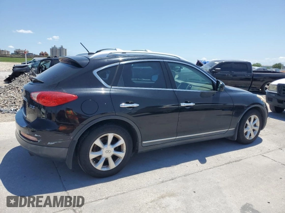 2009 Infiniti EX Journey with VIN JNKAJ09E59M900669, listed as a Copart auction lot 54713715 with 164,704 mi miles and Salvage Title. Bid and sale history available at carsss.com. Image 3.