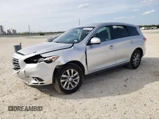 2015 Infiniti QX60 with VIN 5N1AL0MN0FC505962, listed as a Copart auction lot 50455735 with 141,798 mi miles and Salvage Title. Bid and sale history available at DreamBid. Image 1.